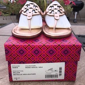 NWT Tory Burch Miller Sandals size 7